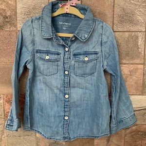 EUC Baby Gap chambray shirt size 3 years